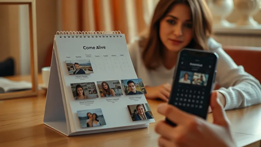 Photo Calendars That Play Video: 12 Months, 12 Clips