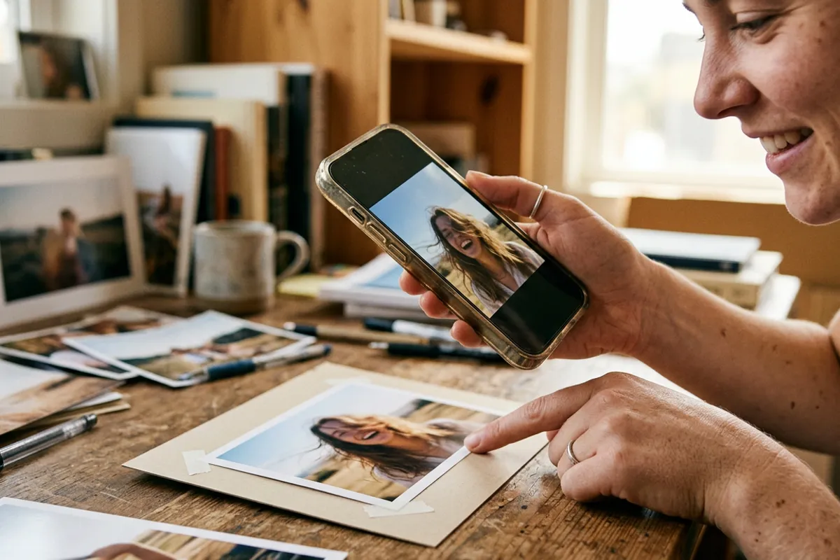 Stories AR video editor preparing a Live Photo clip for print